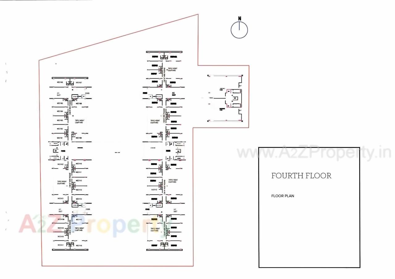 Layout of real estate project Siddhraj Z located at Kudasan, Gandhinagar, Gujarat