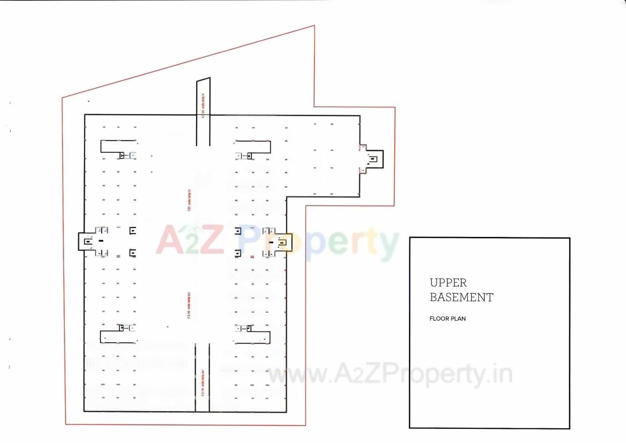 Layout of real estate project Siddhraj Z located at Kudasan, Gandhinagar, Gujarat