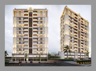 Elevation of real estate project Signor Heritage located at Zundal, Gandhinagar, Gujarat