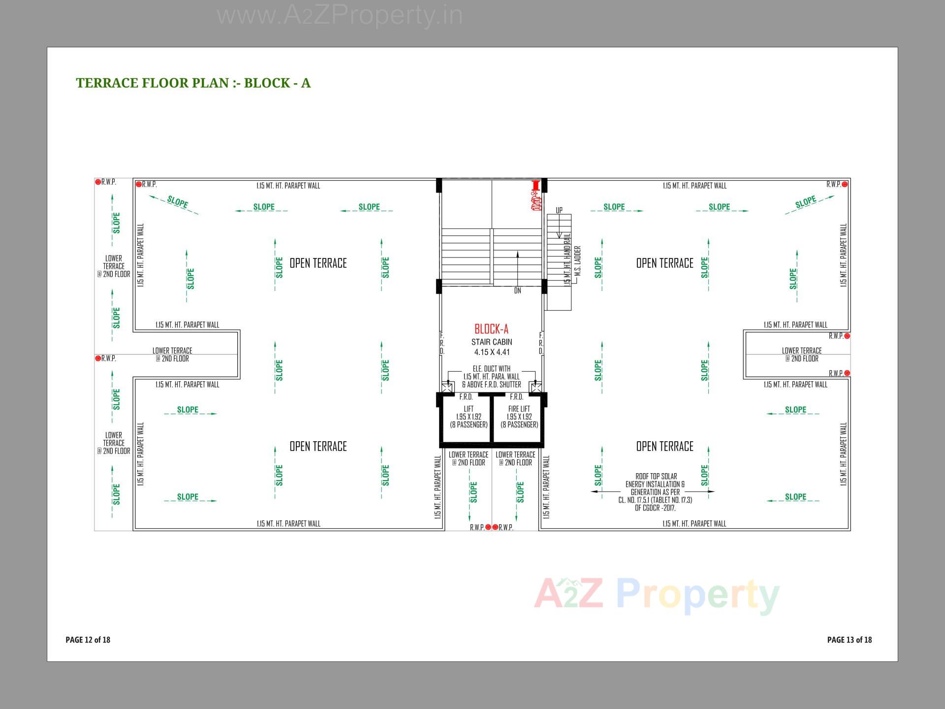 Layout of real estate project Signor Heritage located at Zundal, Gandhinagar, Gujarat