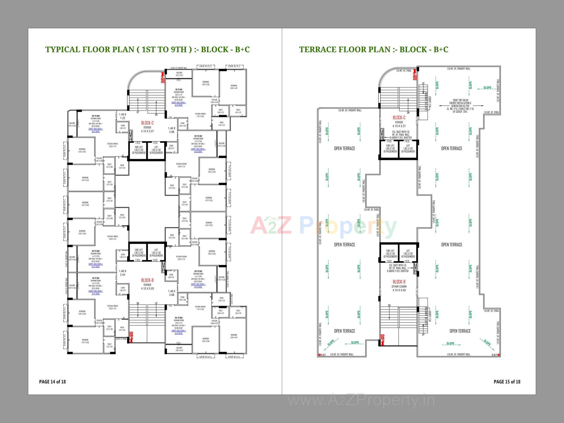 Layout of real estate project Signor Heritage located at Zundal, Gandhinagar, Gujarat