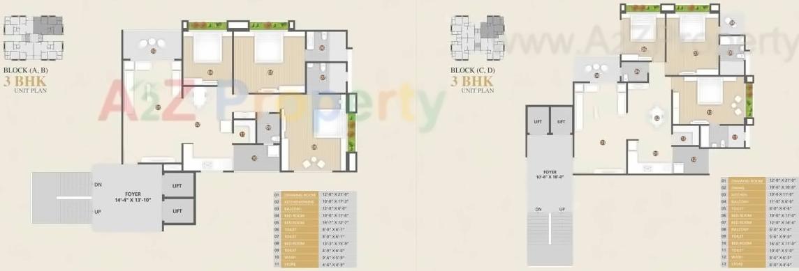 Layout of real estate project Silicon Heights located at Nana-chiloda, Gandhinagar, Gujarat