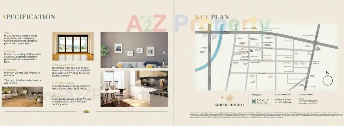  of real estate project Silicon Heights located at Nana-chiloda, Gandhinagar, Gujarat