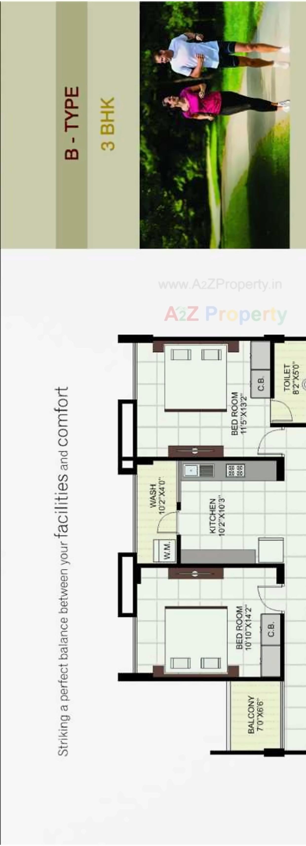 Layout of real estate project Silicone Hills located at Koba, Gandhinagar, Gujarat