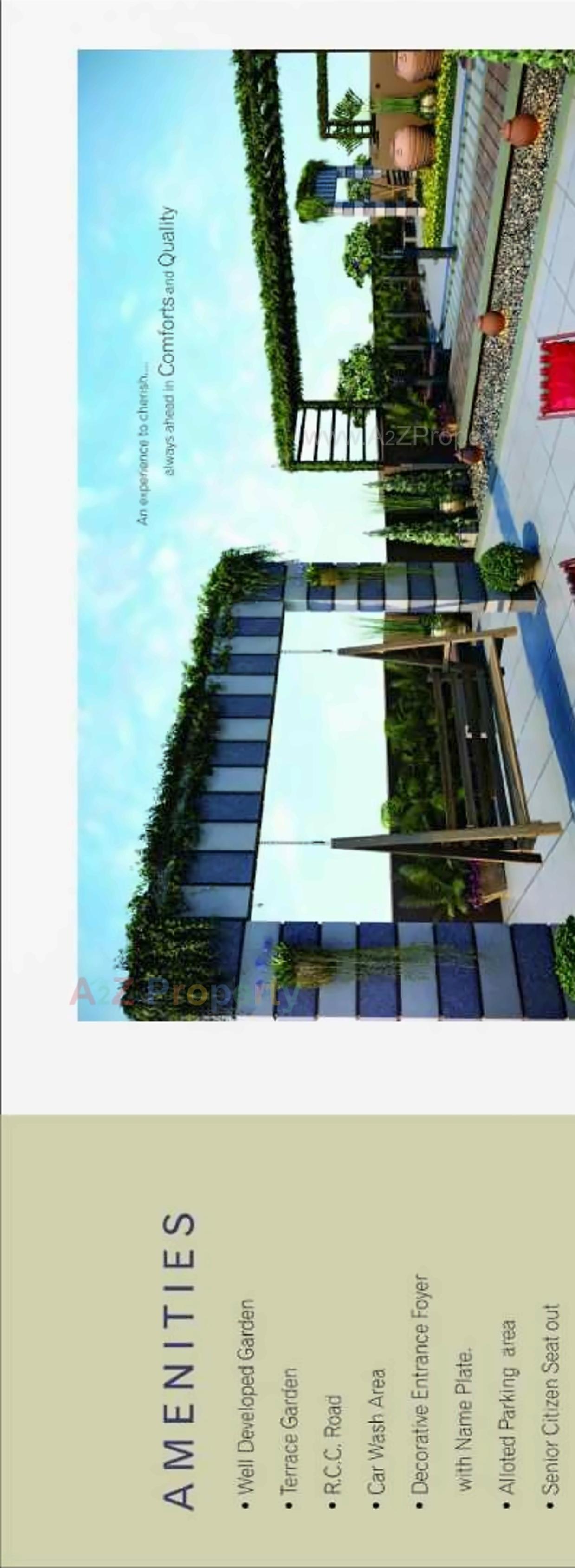 3D Elevation of real estate project Silicone Hills located at Koba, Gandhinagar, Gujarat