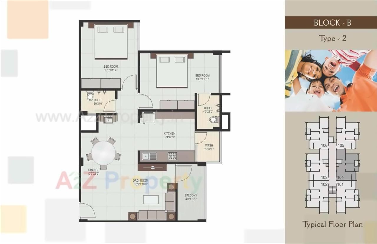 Layout of real estate project Silicone La Vista located at Raisan, Gandhinagar, Gujarat