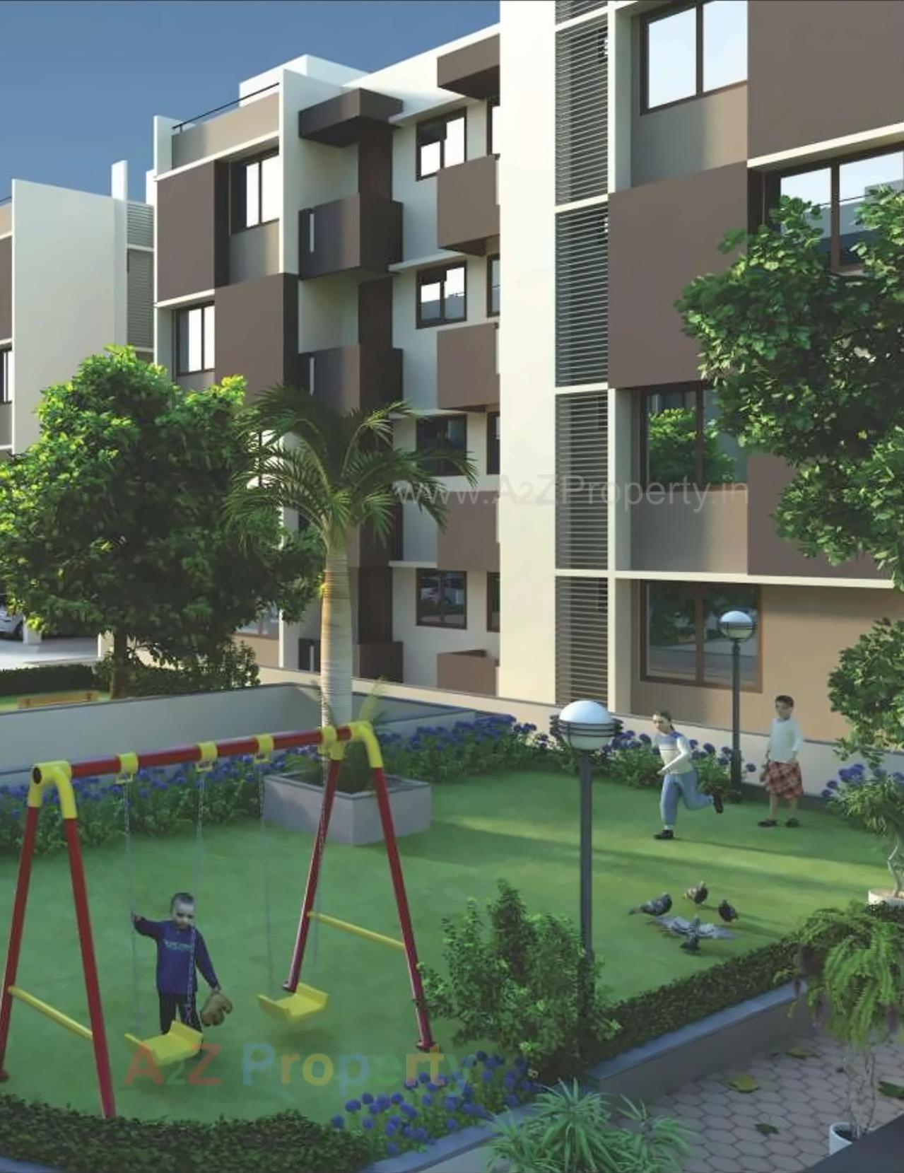 3D Elevation of real estate project Silicone La Vista located at Raisan, Gandhinagar, Gujarat
