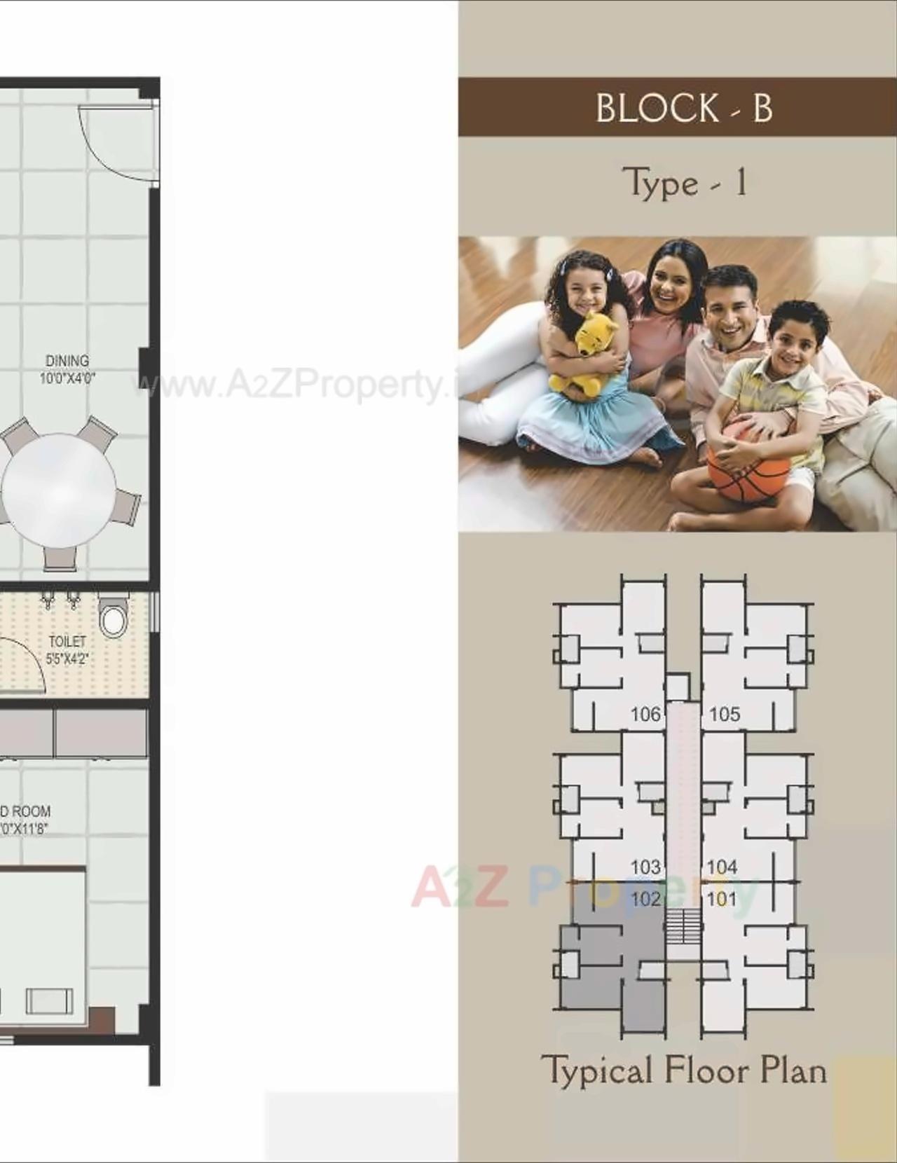 Layout of real estate project Silicone La Vista located at Raisan, Gandhinagar, Gujarat