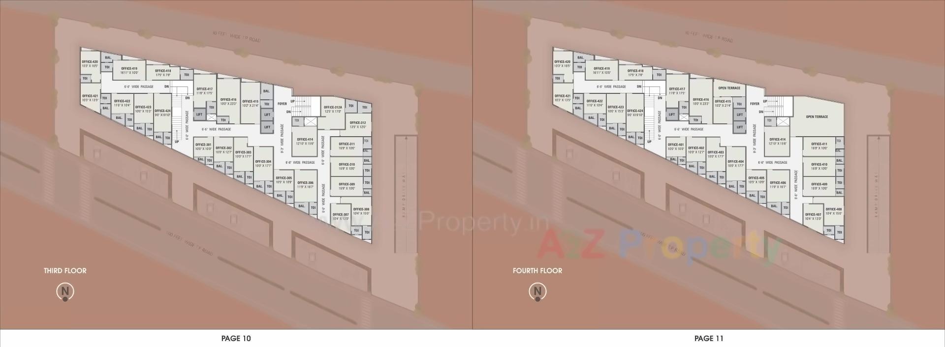 Layout of real estate project Simandhar Avenue located at Gandhinagar, Gandhinagar, Gujarat