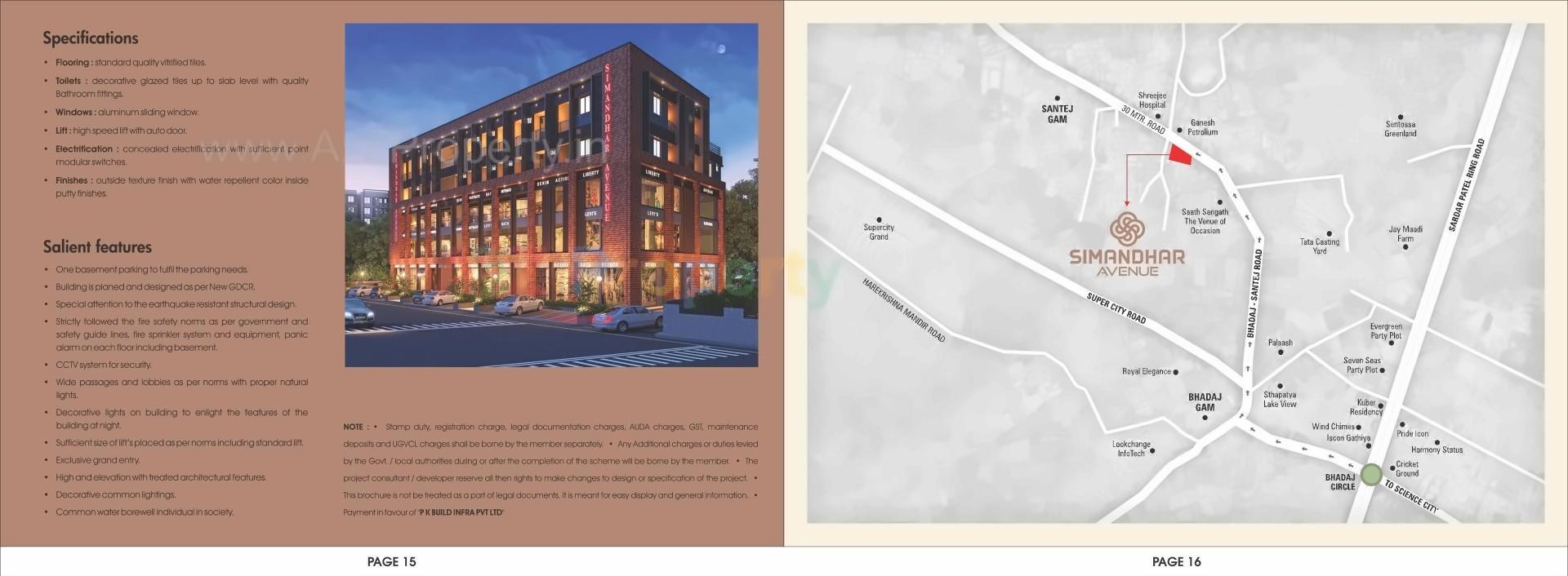  of real estate project Simandhar Avenue located at Gandhinagar, Gandhinagar, Gujarat