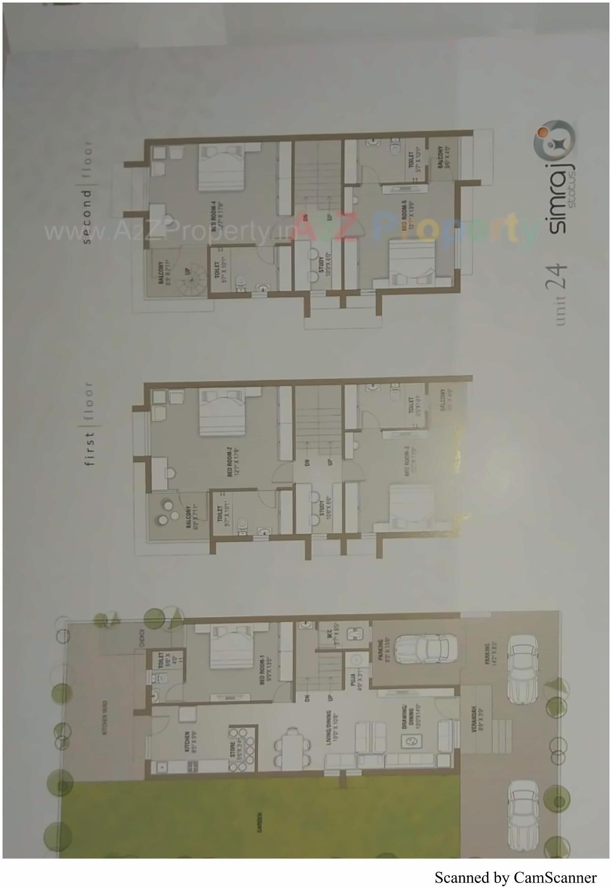 Layout of real estate project Simraj Status located at Kudasan, Gandhinagar, Gujarat