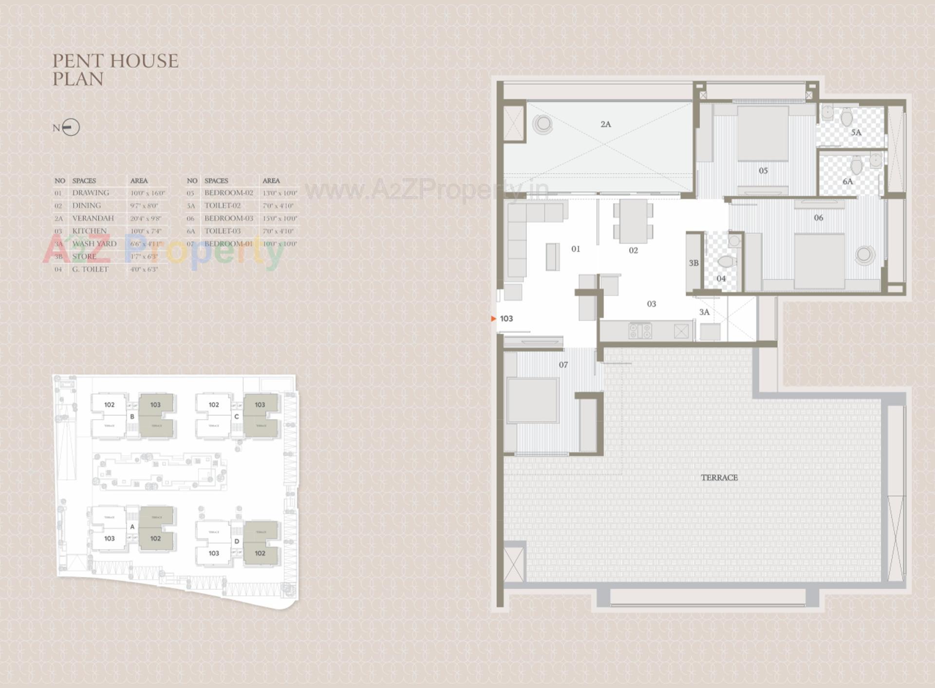 Layout of real estate project Sky Elegante located at Amiyapur, Gandhinagar, Gujarat