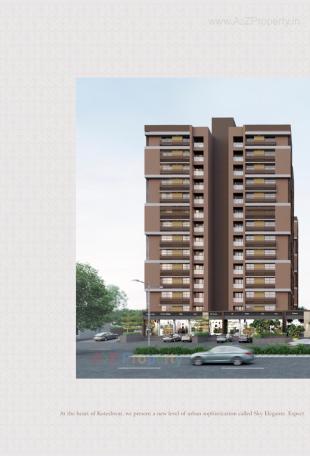 Elevation of real estate project Sky Elegante located at Amiyapur, Gandhinagar, Gujarat