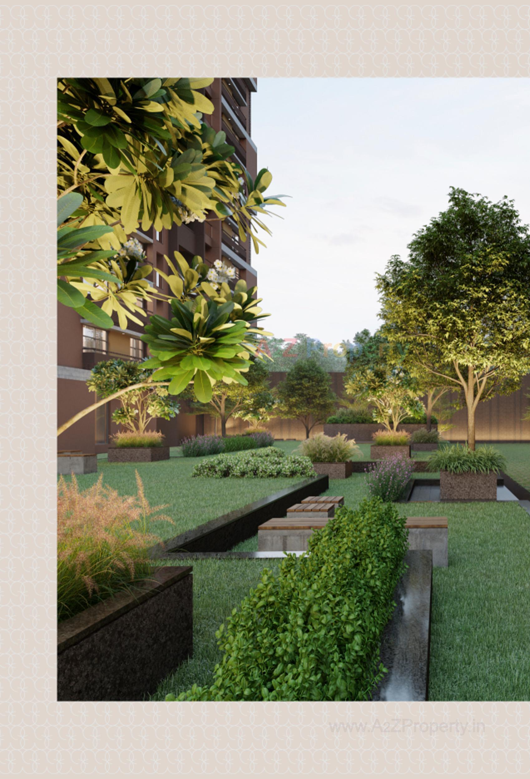 3D Elevation of real estate project Sky Elegante located at Amiyapur, Gandhinagar, Gujarat