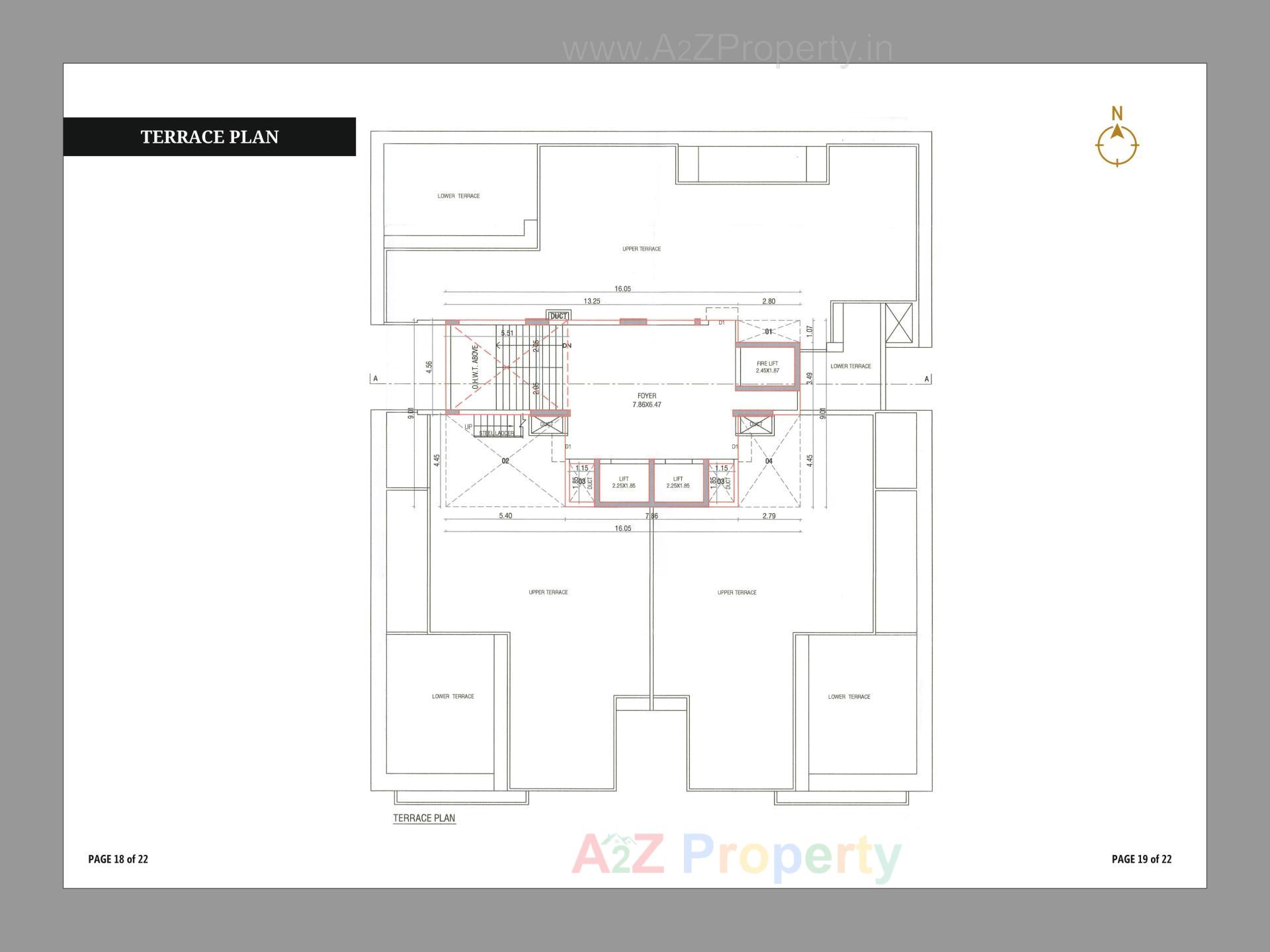 Layout of real estate project Skydeck located at Kudasan, Gandhinagar, Gujarat