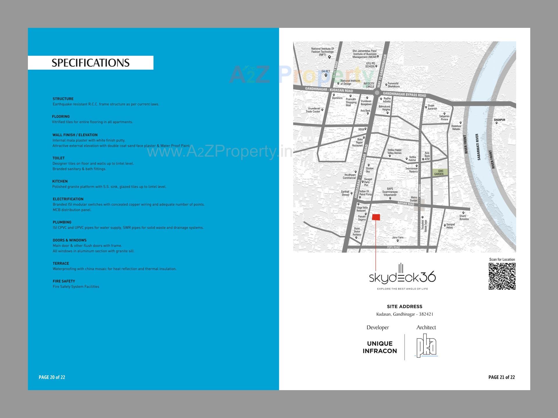  of real estate project Skydeck located at Kudasan, Gandhinagar, Gujarat