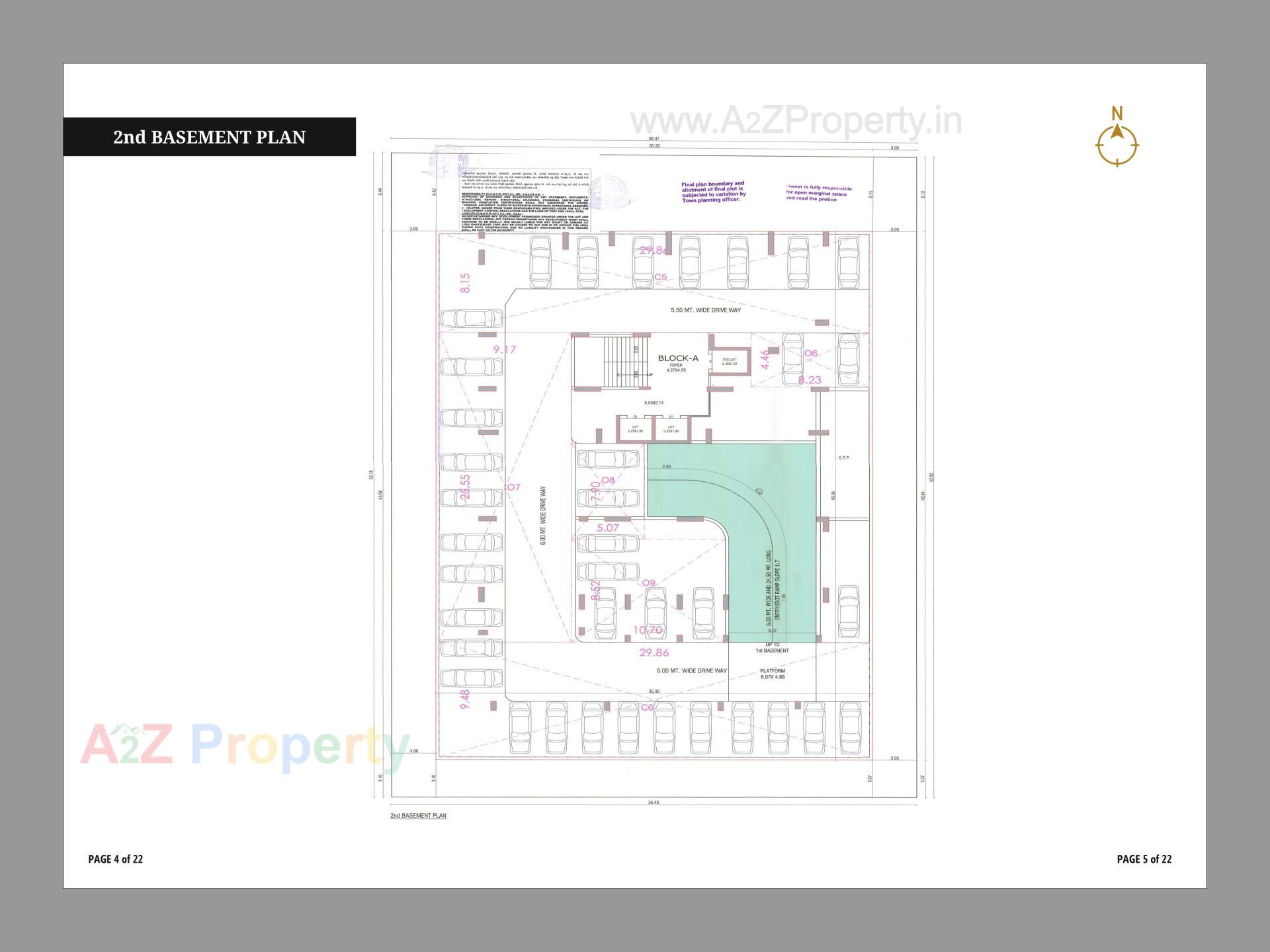 Layout of real estate project Skydeck located at Kudasan, Gandhinagar, Gujarat