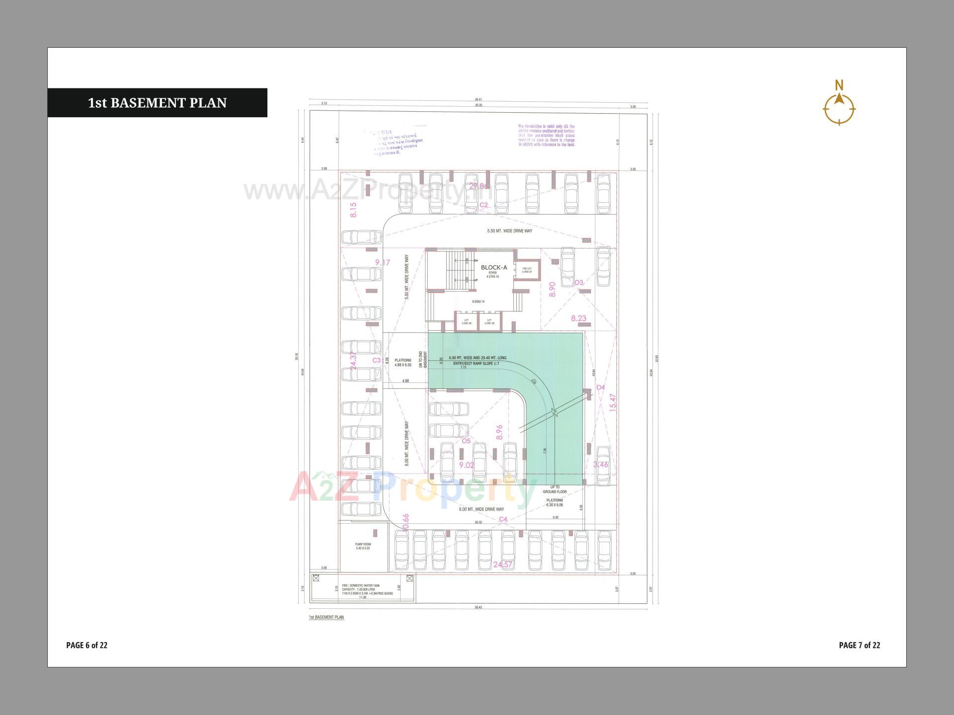 Layout of real estate project Skydeck located at Kudasan, Gandhinagar, Gujarat