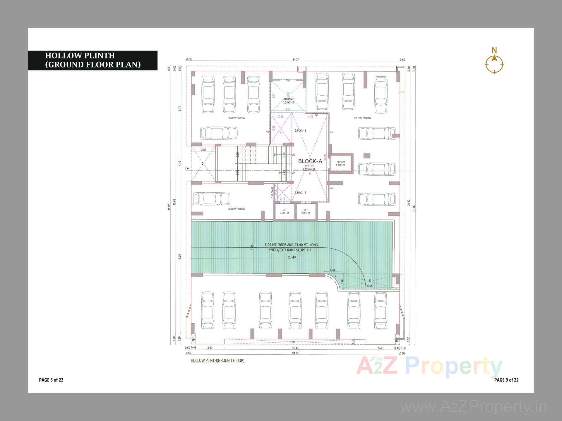 Layout of real estate project Skydeck located at Kudasan, Gandhinagar, Gujarat