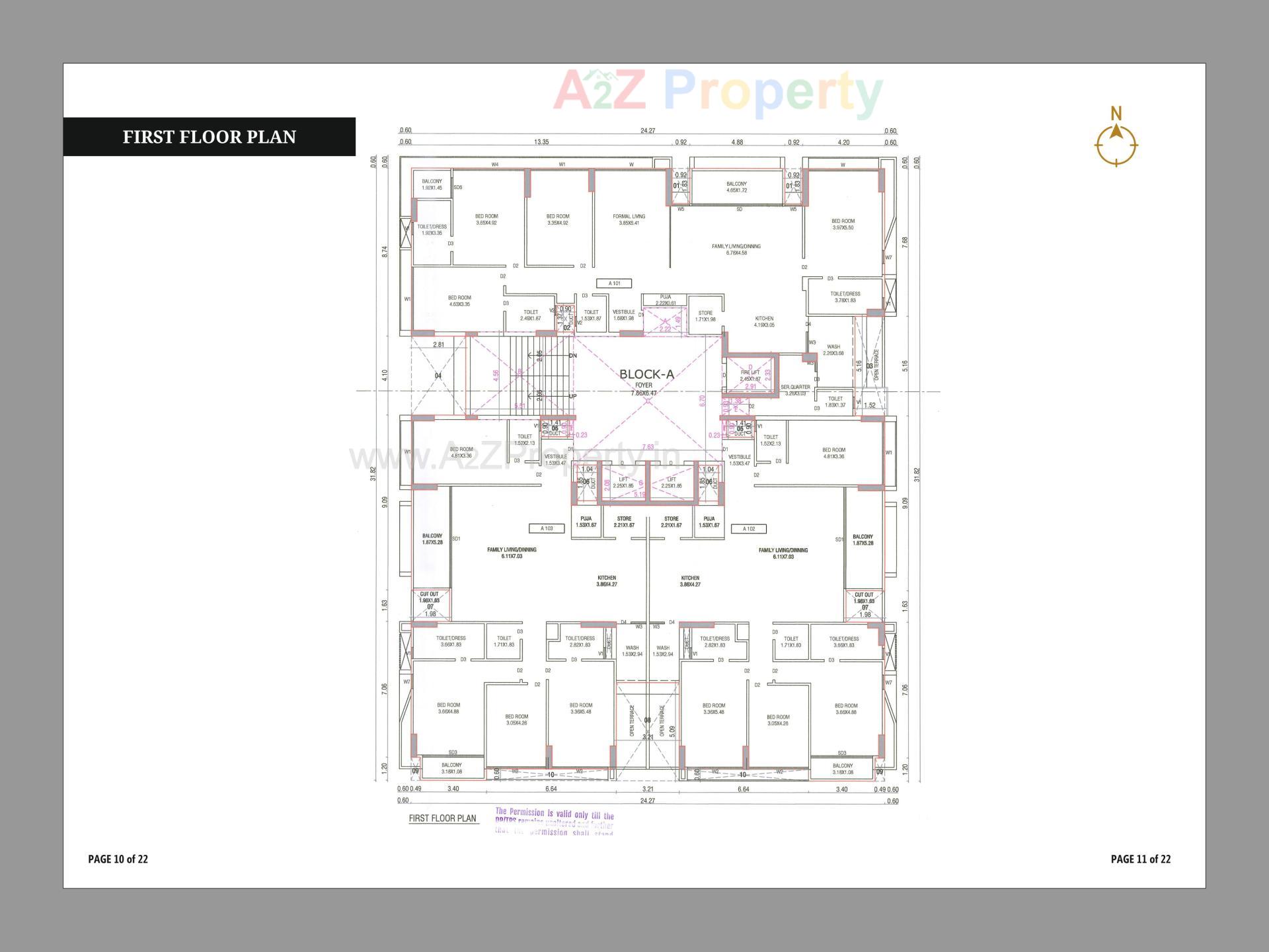 Layout of real estate project Skydeck located at Kudasan, Gandhinagar, Gujarat