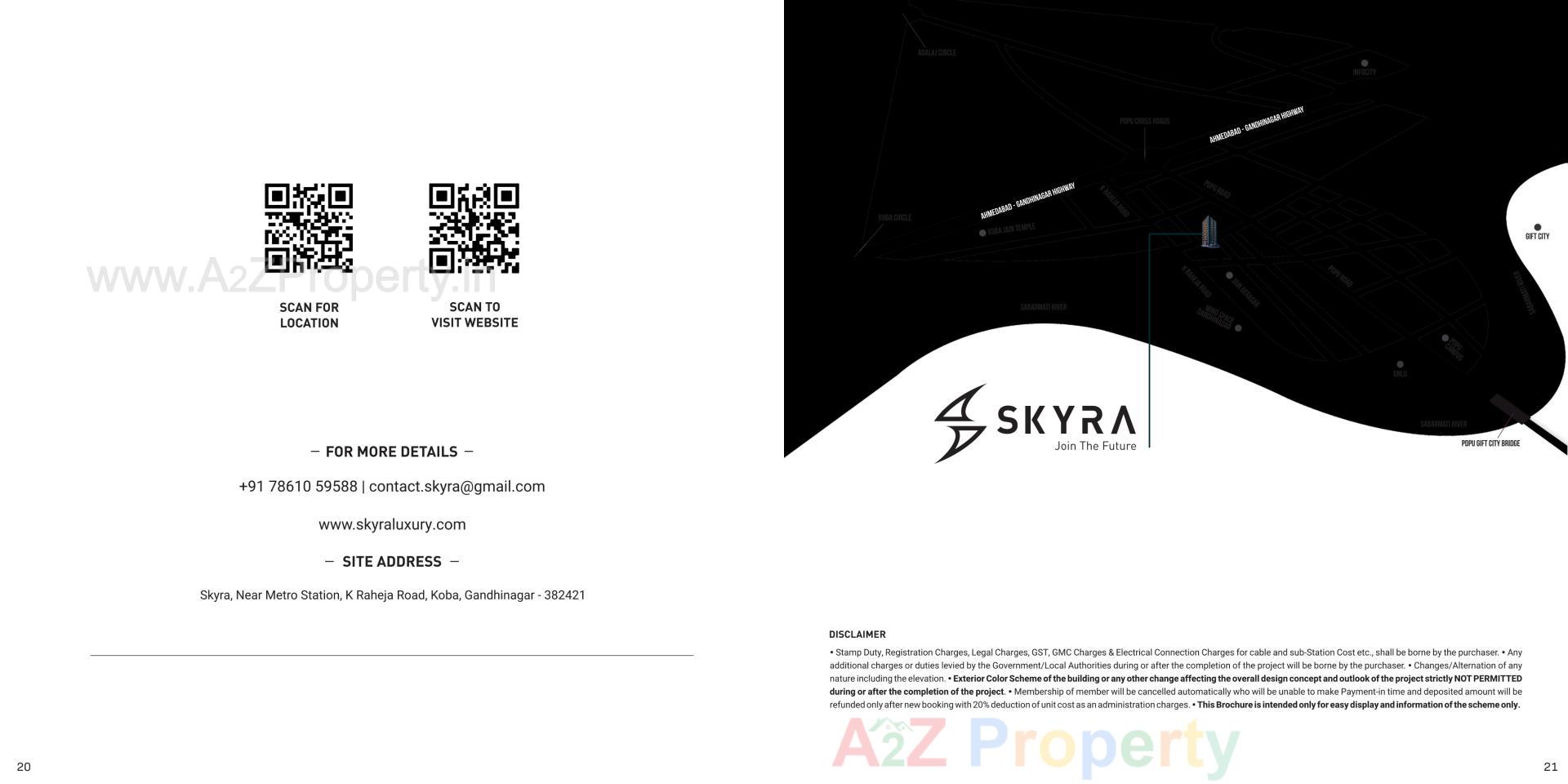  of real estate project Skyra located at Koba, Gandhinagar, Gujarat