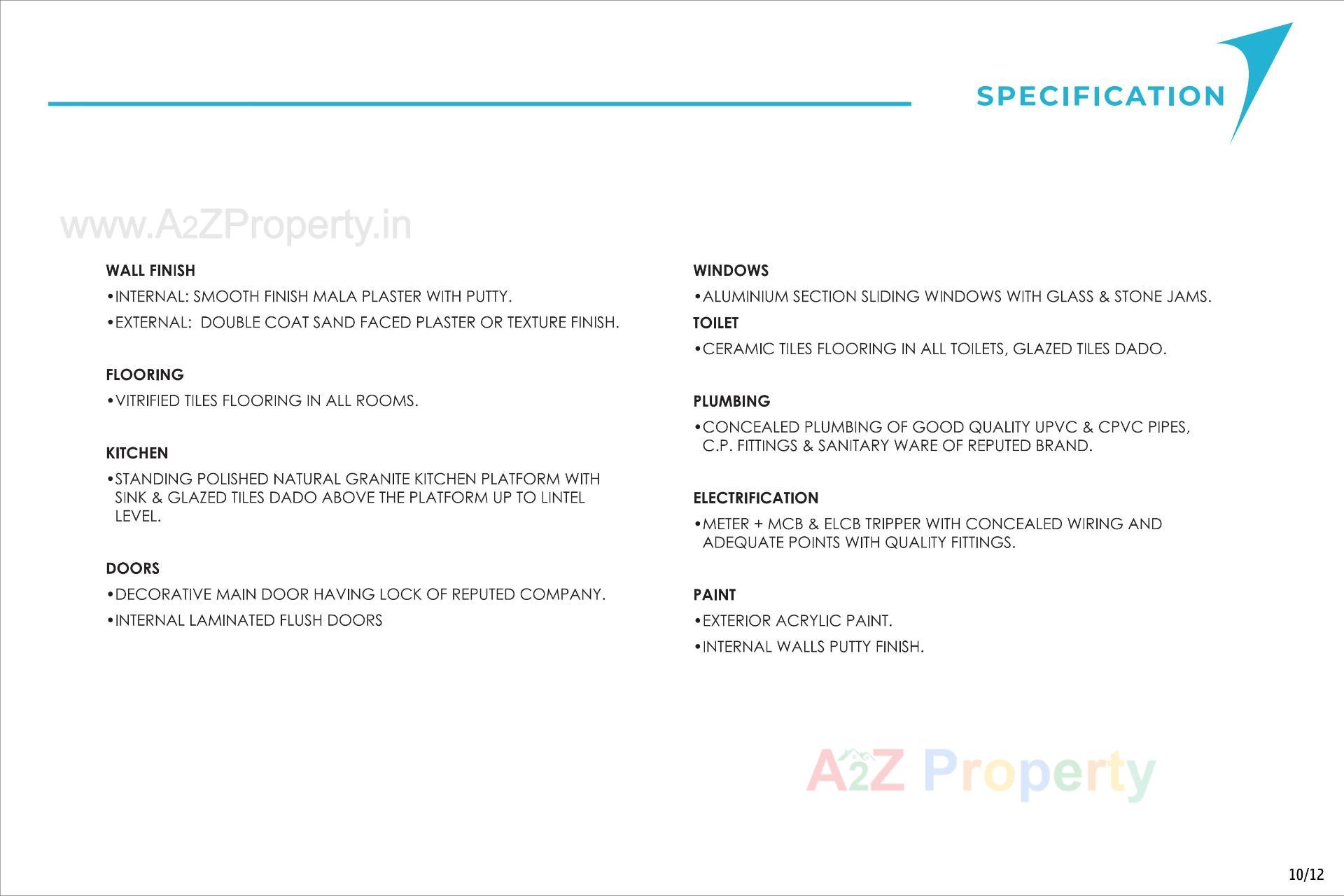  of real estate project Skyrise located at Zundal, Gandhinagar, Gujarat