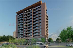 Elevation of real estate project Skyrise located at Zundal, Gandhinagar, Gujarat