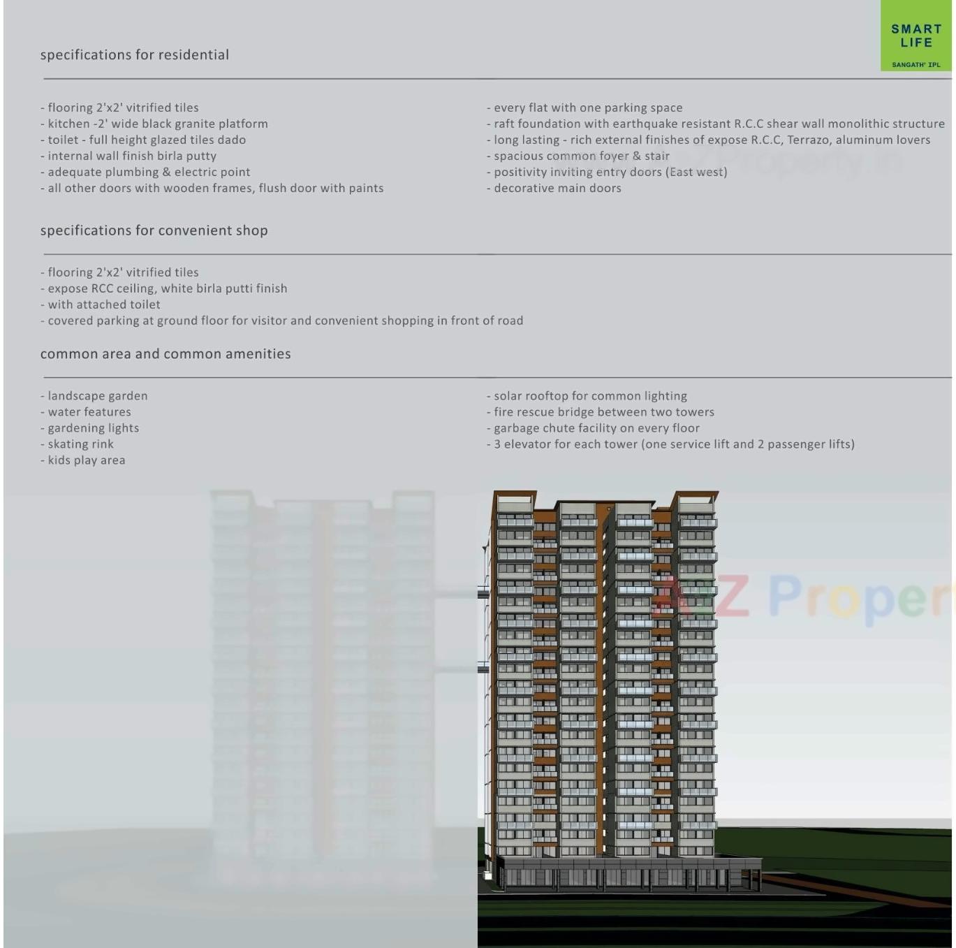  of real estate project Smart Life located at Pirojpur, Gandhinagar, Gujarat