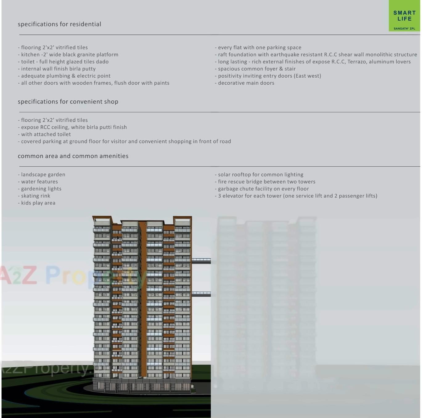  of real estate project Smart Life located at Pirojpur, Gandhinagar, Gujarat
