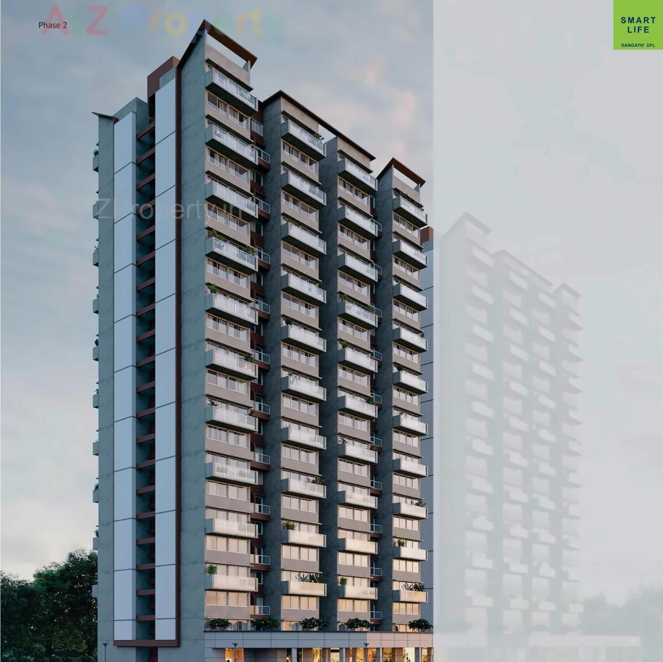 3D Elevation of real estate project Smart Life located at Pirojpur, Gandhinagar, Gujarat