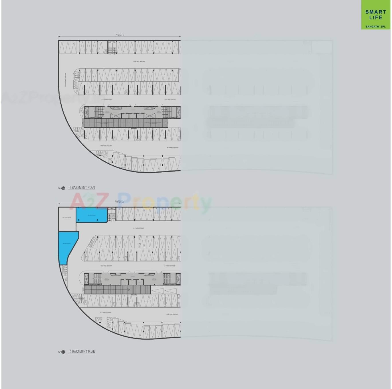 Layout of real estate project Smart Life located at Pirojpur, Gandhinagar, Gujarat
