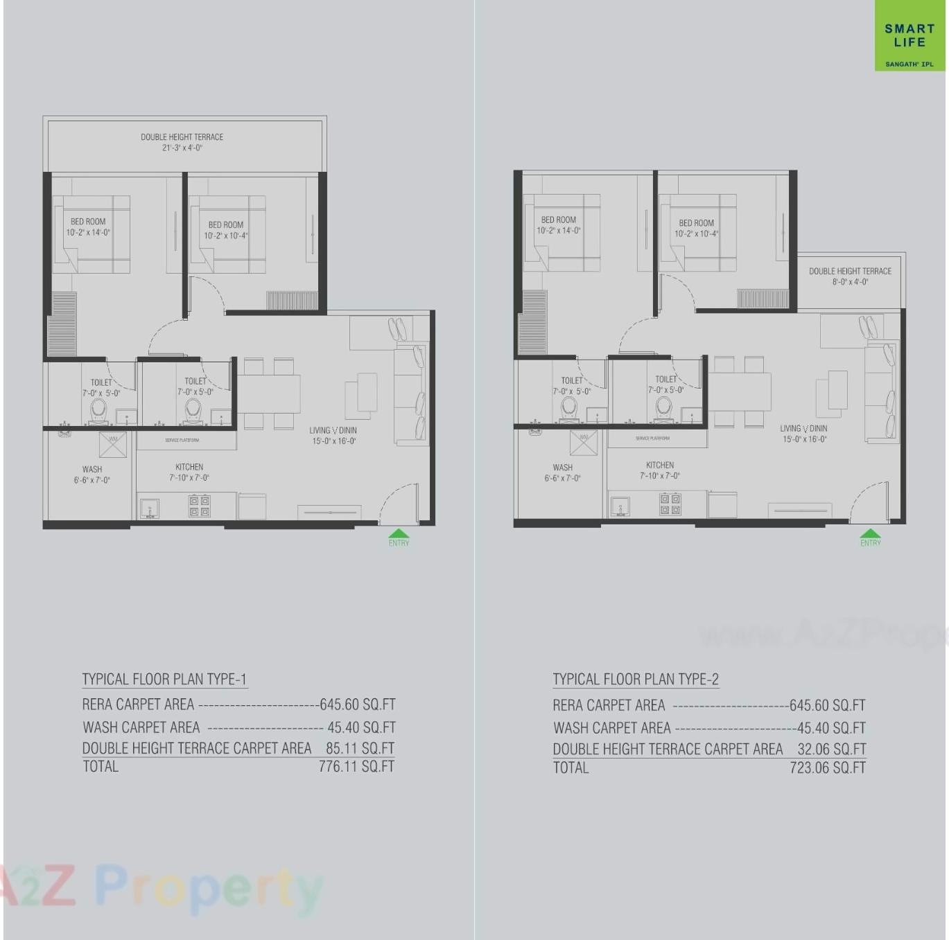 Layout of real estate project Smart Life located at Pirojpur, Gandhinagar, Gujarat