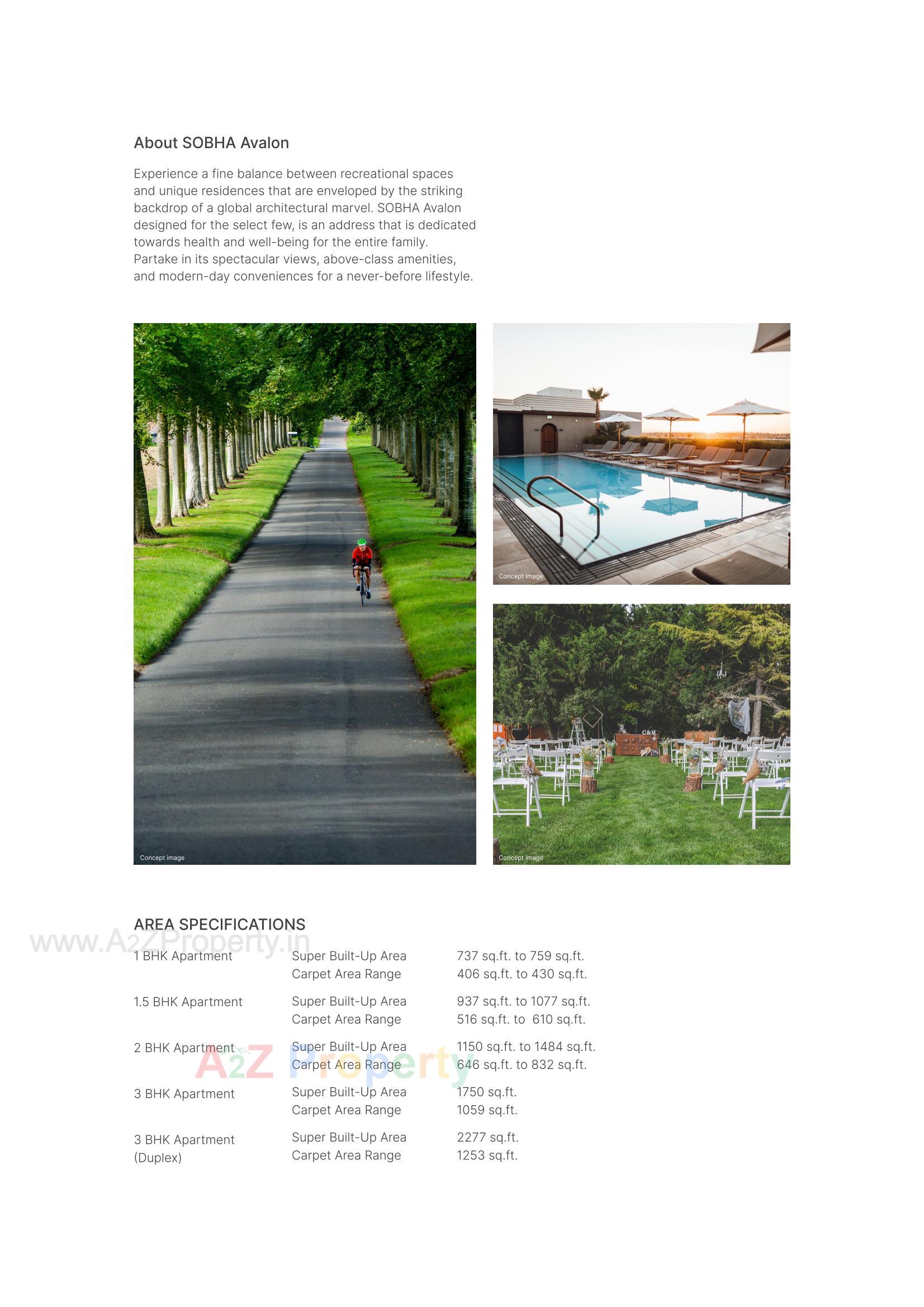  of real estate project Sobha Avalon located at Pirjorpur, Gandhinagar, Gujarat