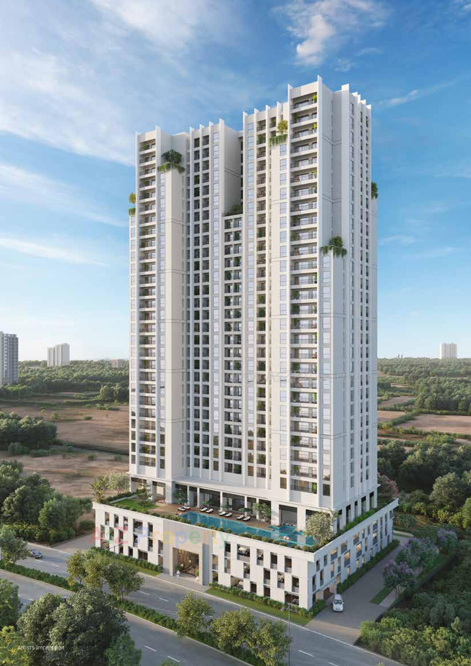 3D Elevation of real estate project Sobha Avalon located at Pirjorpur, Gandhinagar, Gujarat