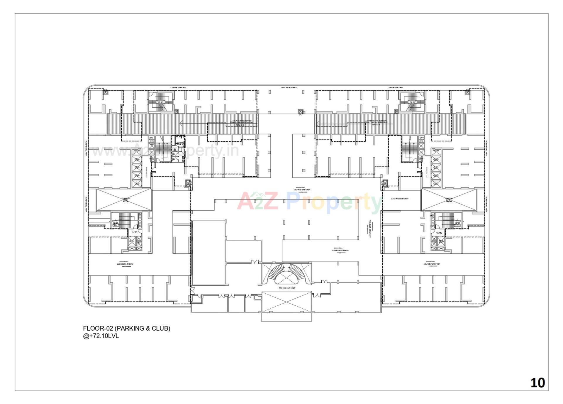 Layout of real estate project Sobha Elysia located at Pirojpur, Gandhinagar, Gujarat