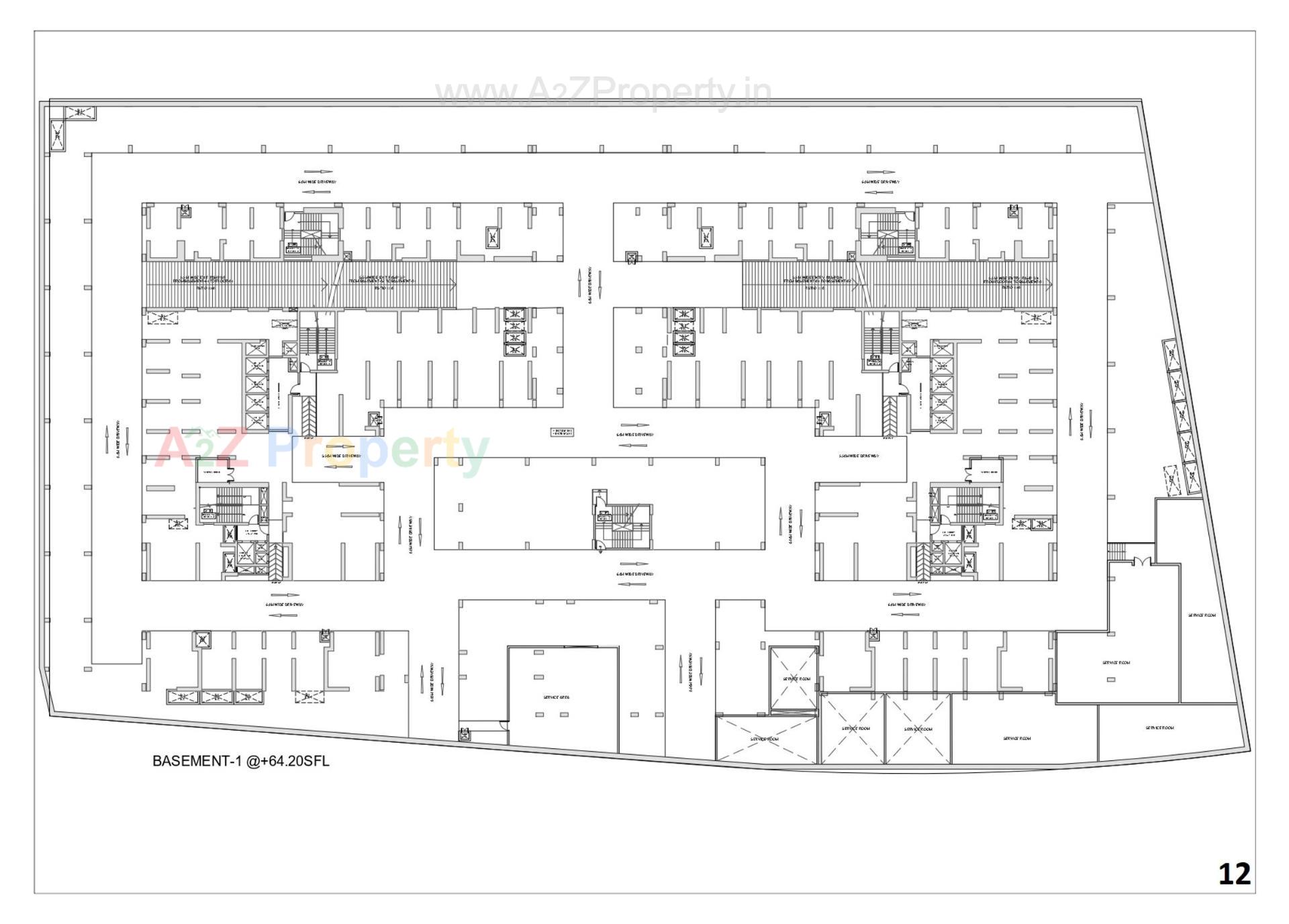 Layout of real estate project Sobha Elysia located at Pirojpur, Gandhinagar, Gujarat