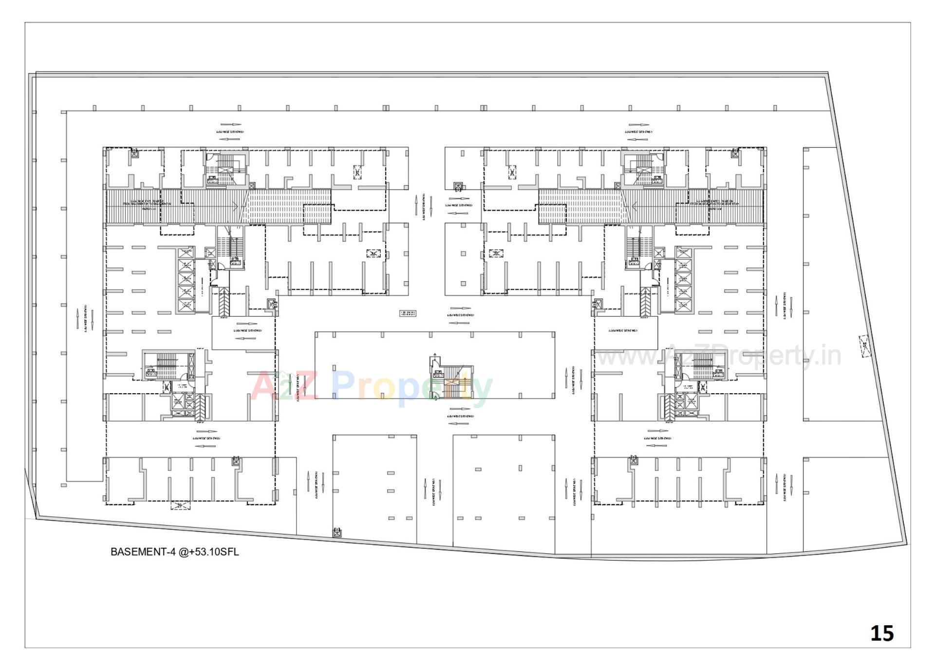 Layout of real estate project Sobha Elysia located at Pirojpur, Gandhinagar, Gujarat