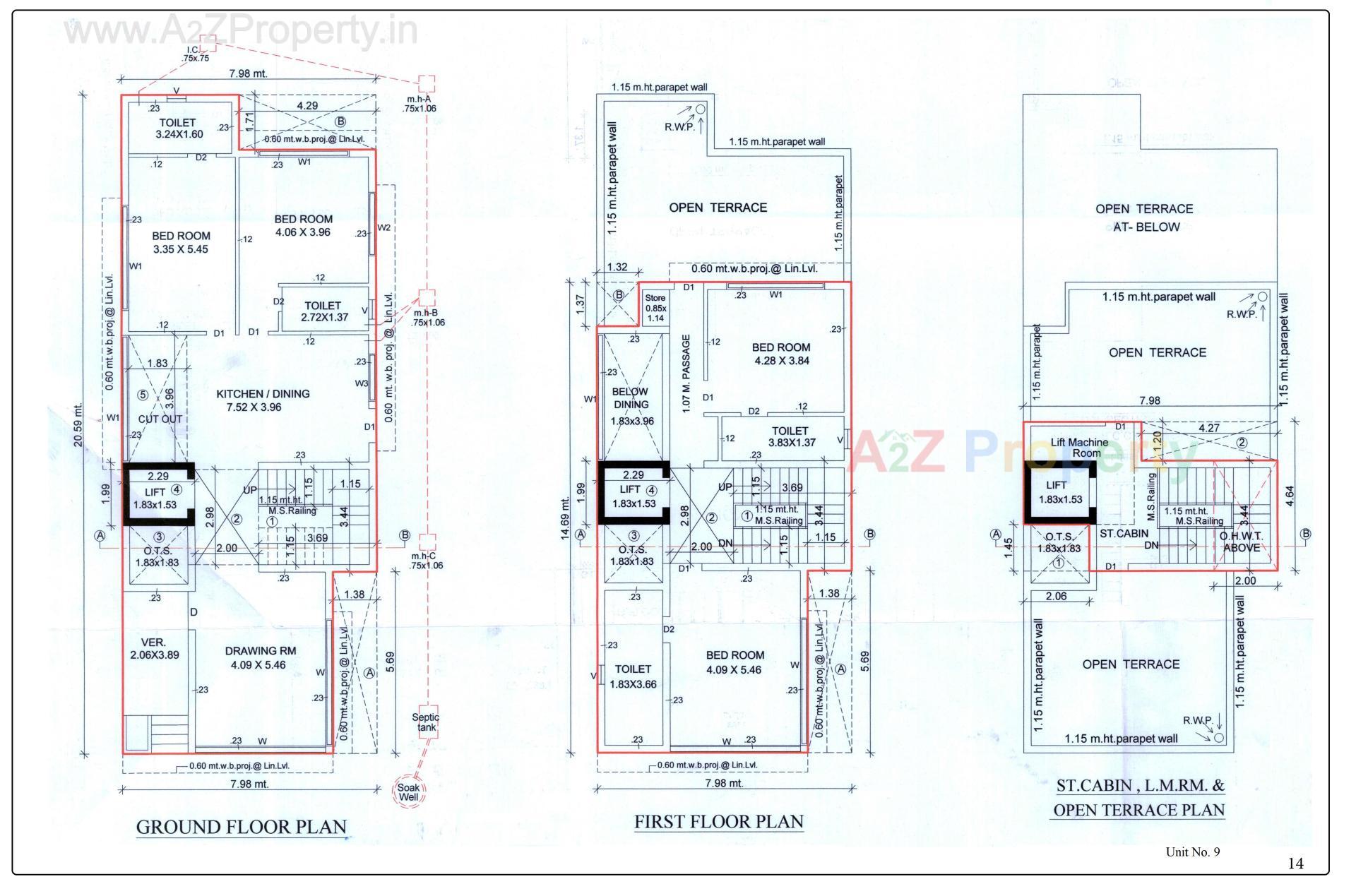 Layout of real estate project Soham 18 Greens located at Bhat, Gandhinagar, Gujarat
