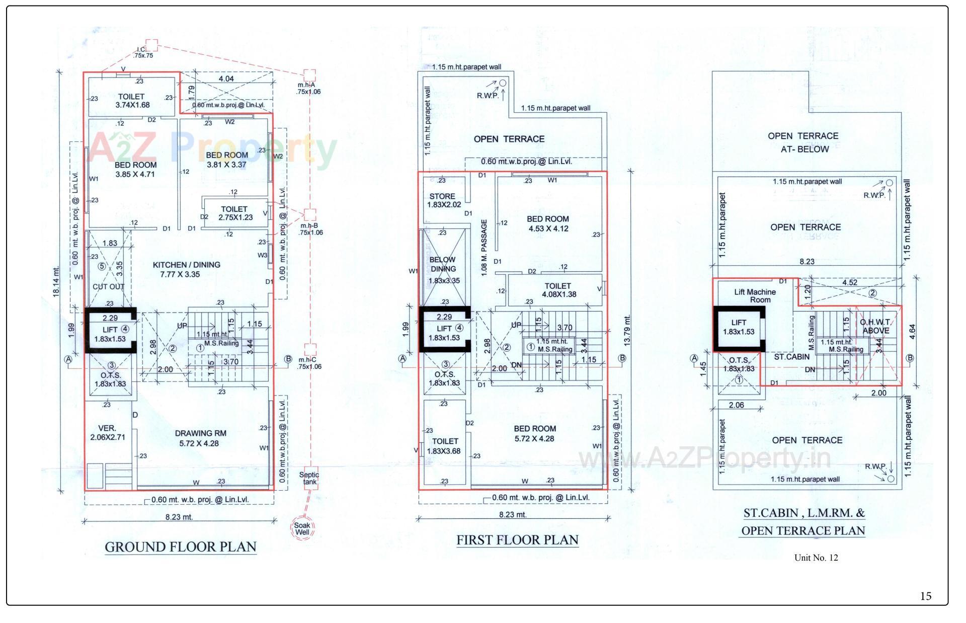 Layout of real estate project Soham 18 Greens located at Bhat, Gandhinagar, Gujarat