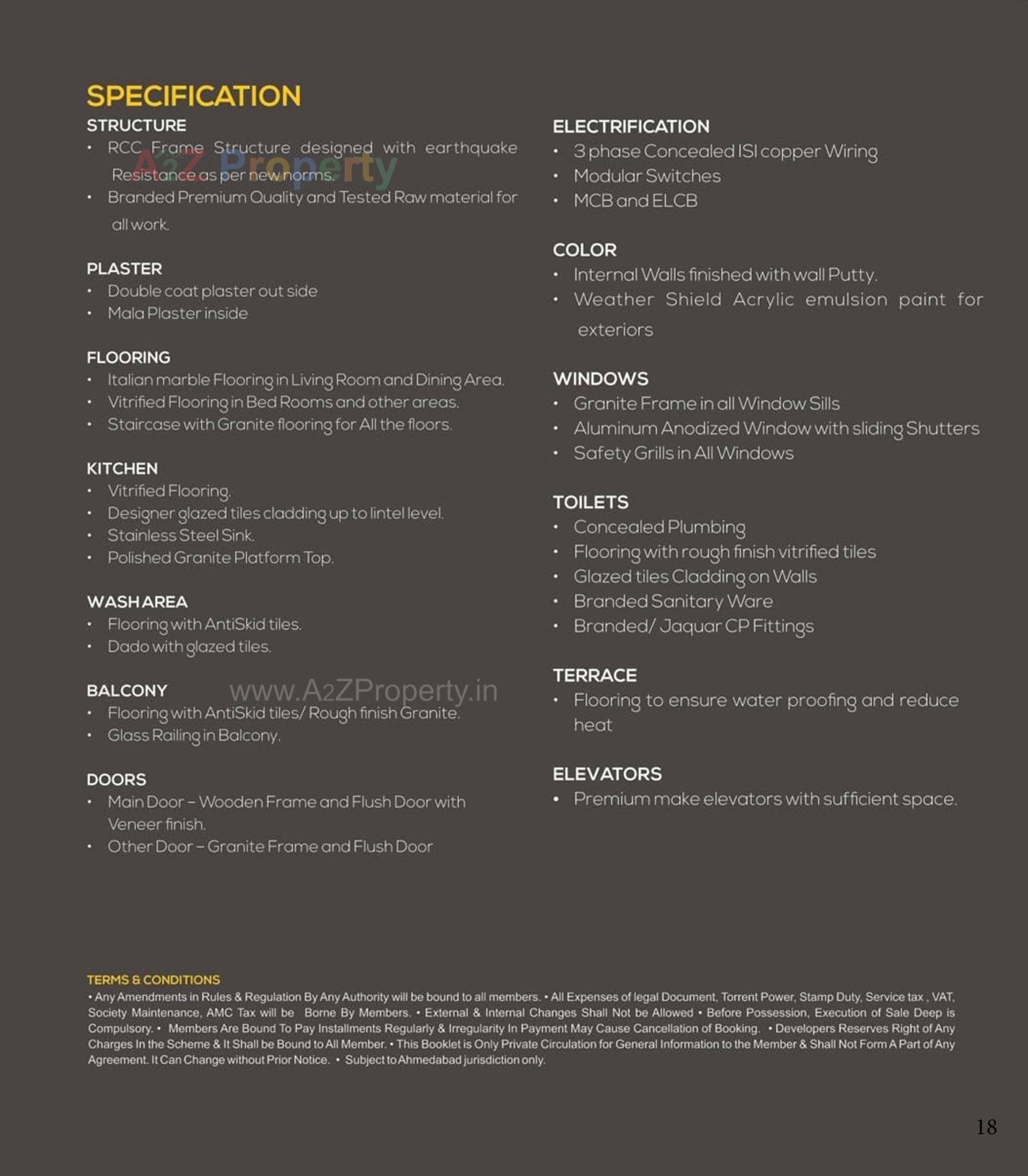  of real estate project Soham 18 Greens located at Bhat, Gandhinagar, Gujarat