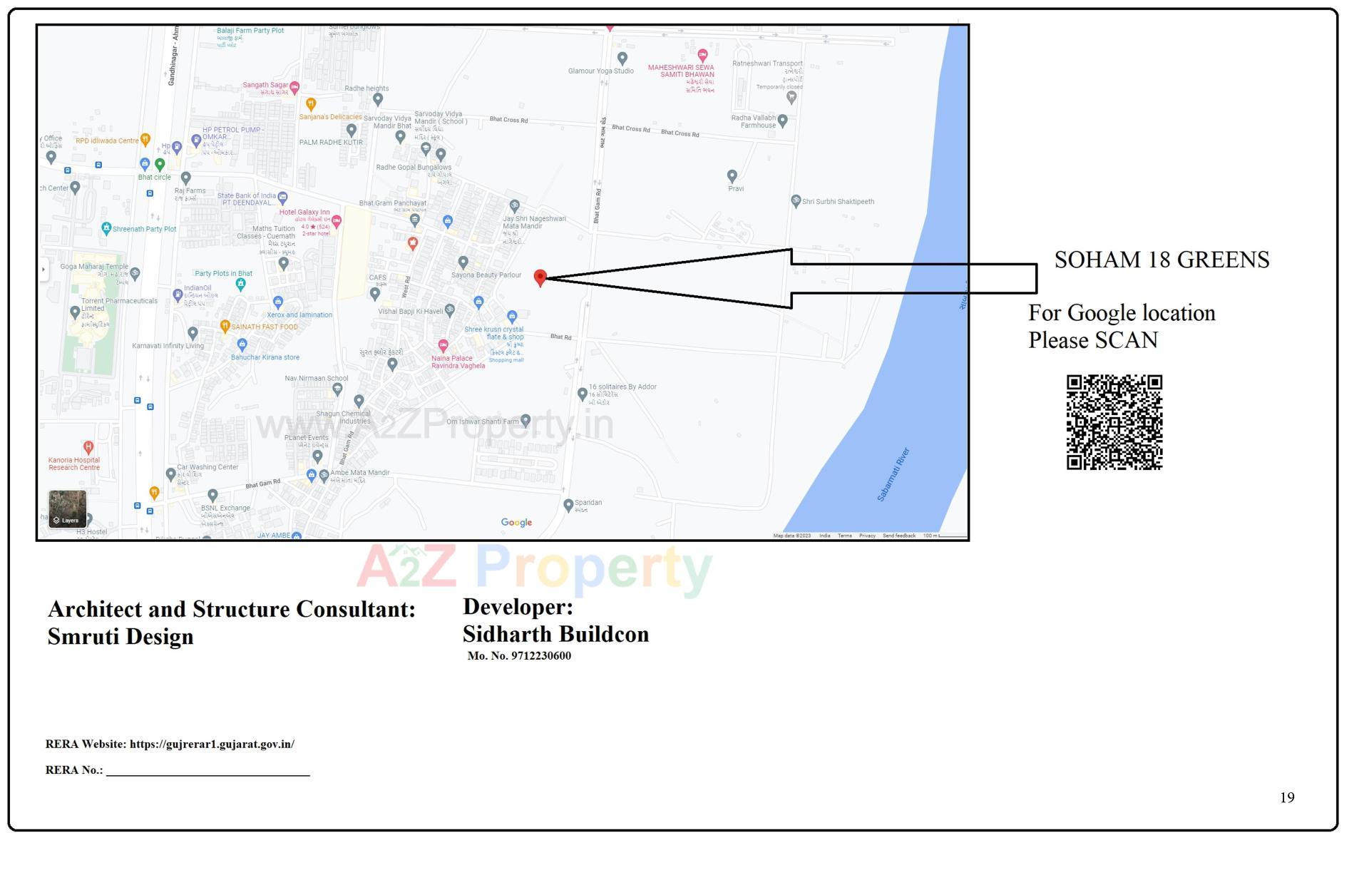  of real estate project Soham 18 Greens located at Bhat, Gandhinagar, Gujarat