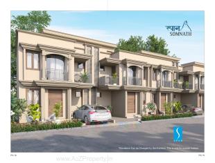 Elevation of real estate project Span Somnath located at Randheja, Gandhinagar, Gujarat