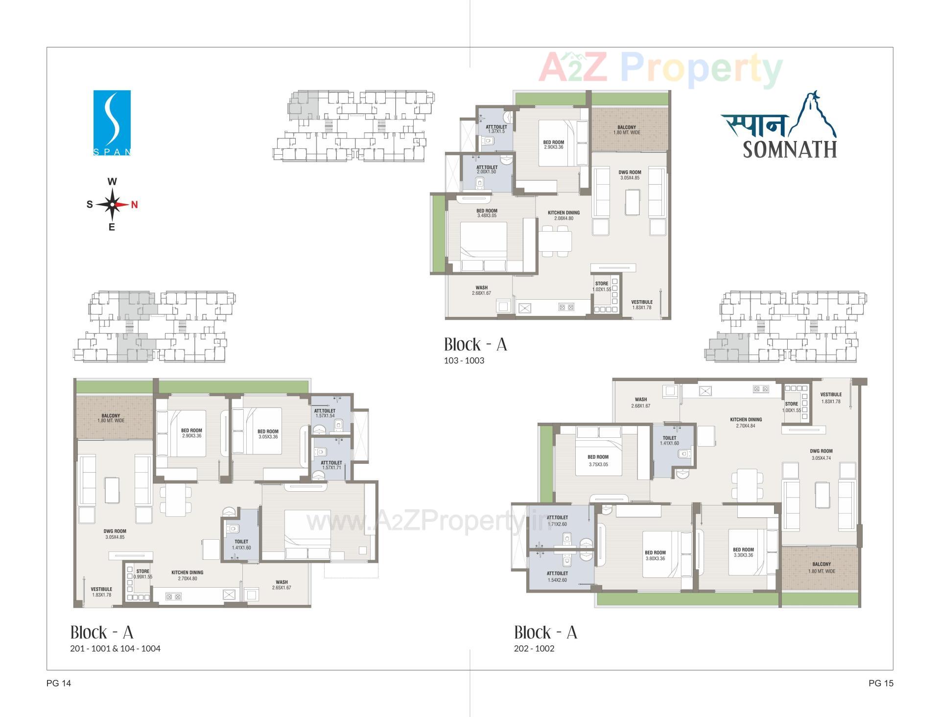Layout of real estate project Span Somnath located at Randheja, Gandhinagar, Gujarat