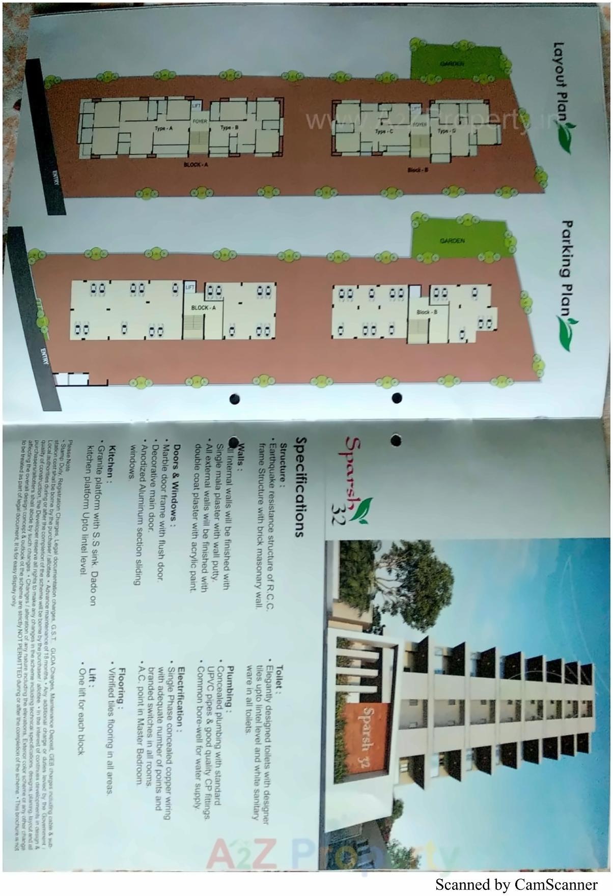  of real estate project Sparsh located at Kudasan, Gandhinagar, Gujarat