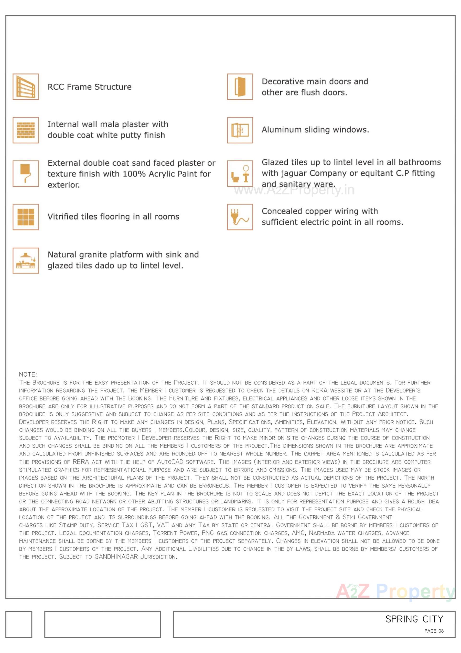  of real estate project Spring City located at Pethapur, Gandhinagar, Gujarat