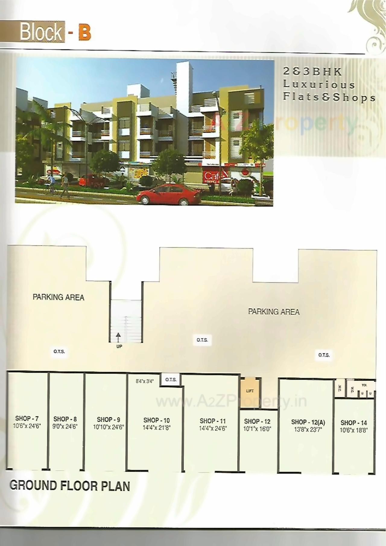 Layout of real estate project Spring Valley Enclave located at Kolavada, Gandhinagar, Gujarat