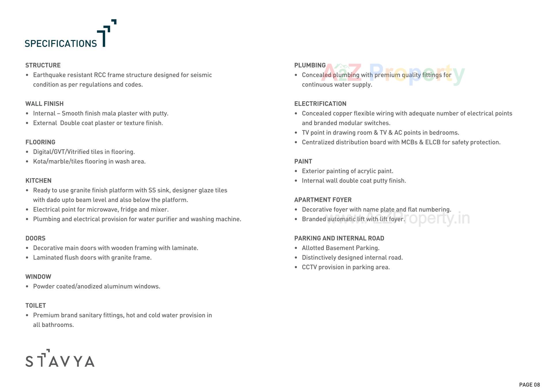  of real estate project Stavya Sky located at Palaj, Gandhinagar, Gujarat