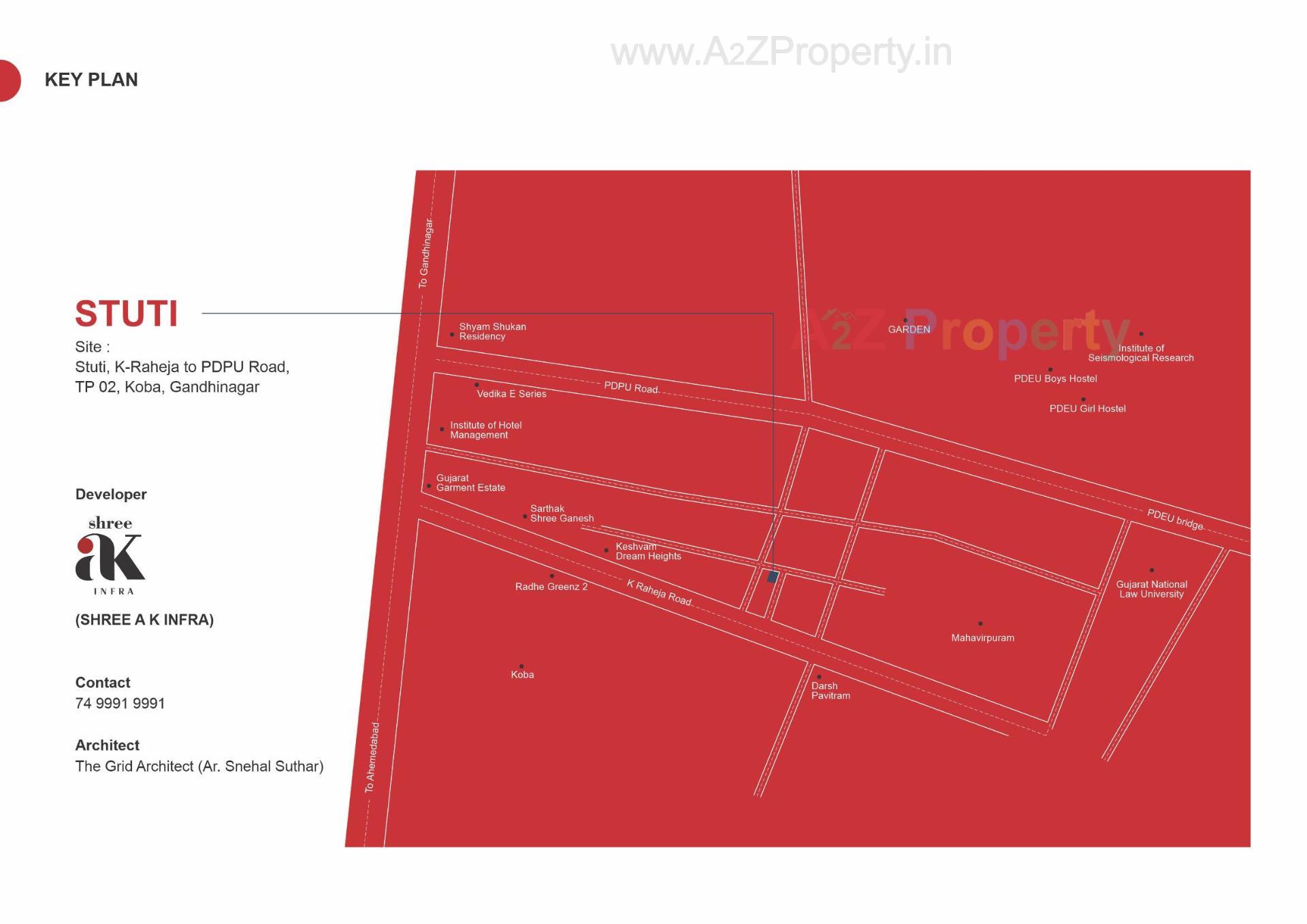  of real estate project Stuti located at Koba, Gandhinagar, Gujarat