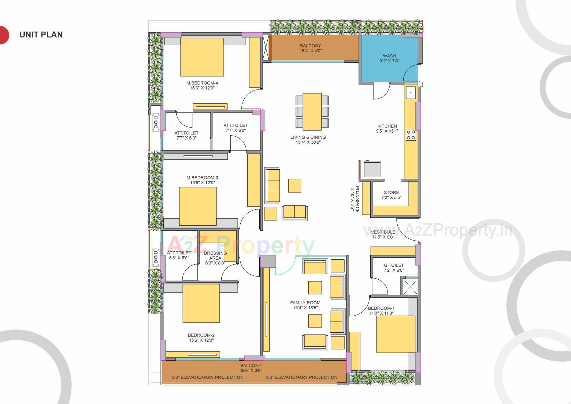 Layout of real estate project Stuti located at Koba, Gandhinagar, Gujarat