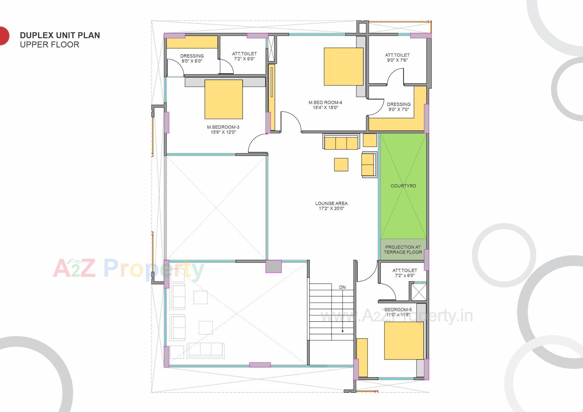 Layout of real estate project Stuti located at Koba, Gandhinagar, Gujarat